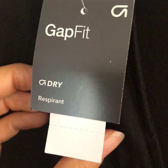 NWT Gap Fit Black long sleeve low back top XXL - Picture 5 of 6